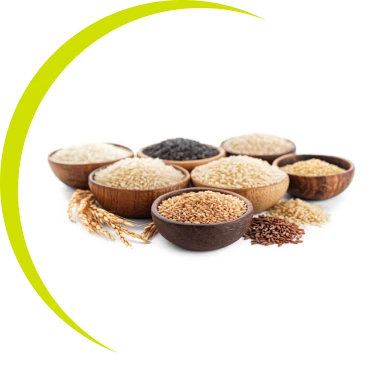 Bowls of grains